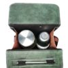 Set Matero Stanley eco cuero verde