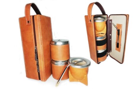 Set de Mate Compacto Bocon vaqueta