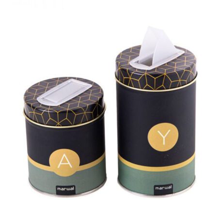 Set latas litografiadas