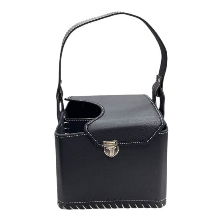 Canasta Matera con tapa y broche