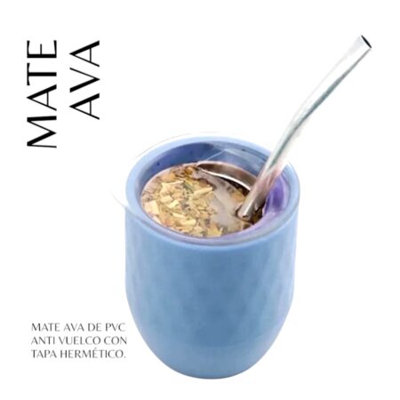 Mate Ava antivuelco con tapa sin packaging