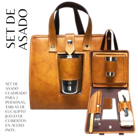 Set de asado cuadrado firence