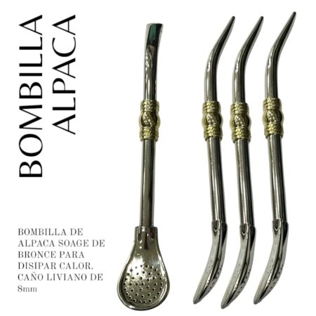 Bombilla de Alpaca 8mm
