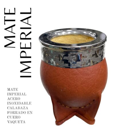 Mate Imperial de acero marron