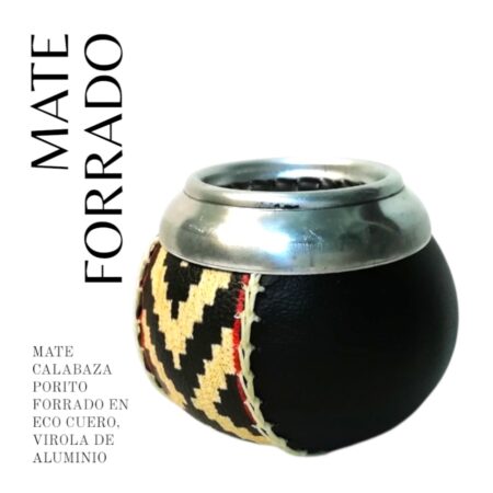 Mate porito forrado con guarda