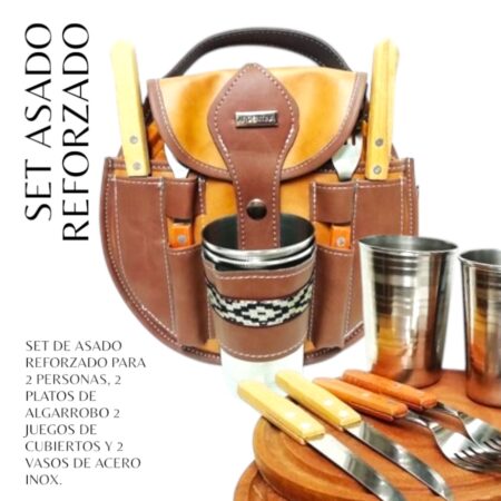 Set de Asado reforzado para 2 personas