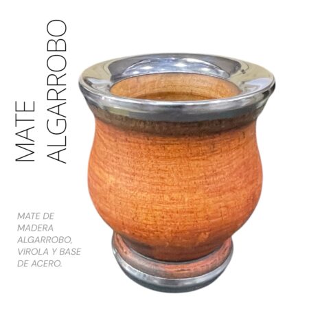 Mate Algarrobo virola acero eco