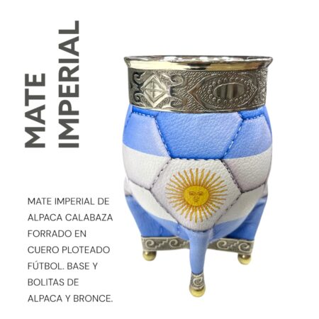 Mate Imperial Argentina Cuero Ploteado