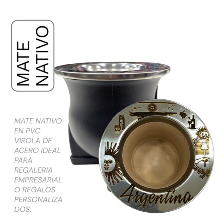 Mate Nativo grabado